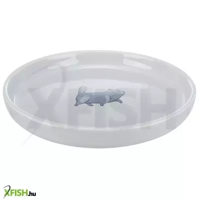 Trixie tál kerámia lapos macskának 0,6l / 23cmszürke
