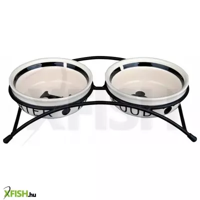 Trixie tál szett állványon BE nordic 2x0,4l/14cm fehér