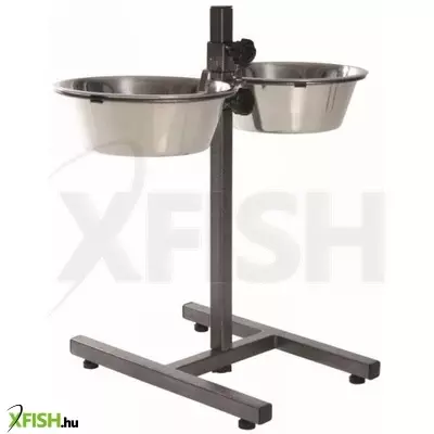 Trixie fém tál állványon kutyának 2x2,8l/24cm