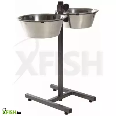 Trixie fém tál állványon kutyának 2x4,5l/28cm