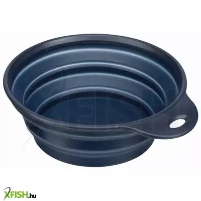 Trixie összecsukható szilikon tál utazáshoz tömör peremmel 0,5l/14cm