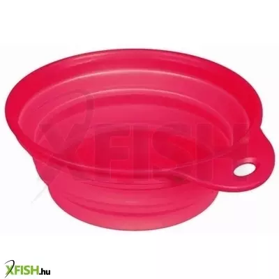 Trixie összecsukható szilikon tál utazáshoz tömör peremmel 1l/18cm