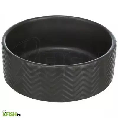 Trixie kerámia tál, 0,4 l/o 13 cm, fekete