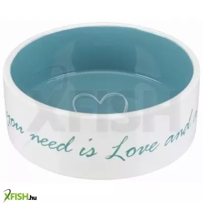 Trixie pets home kerámia tál 0,8l/16cm krém/világos kék