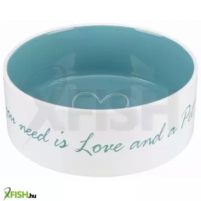 Trixie pets home kerámia tál 1,4l/20cm krém/világos kék