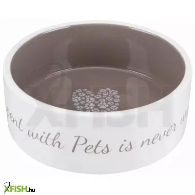 Trixie pets home kerámia tál 0,8/16cm krém/barna