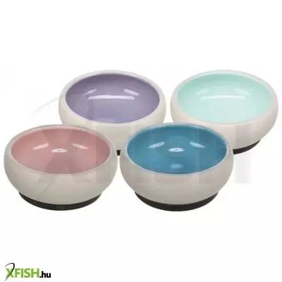 Trixie kerámia tál gumiperemmel, 0,6 l/o 14 cm