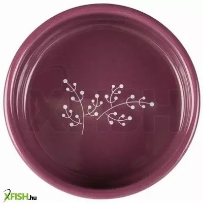 Trixie kerámia tál 0,3l/12cm fehér/bordó
