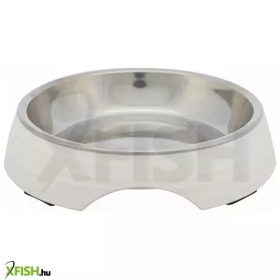 Trixie tál fém/melamin macskának 0,2l/14cm fehér