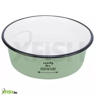 Trixie zománcozott fém tál 0,3l/12cm zöld
