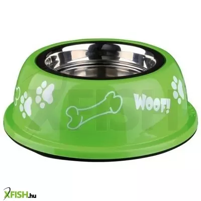 Trixie műanyaggal bevont fém tál 0,25l/12cm