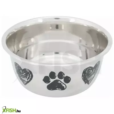 Trixie fém tál gumitalppal 1l/15cm