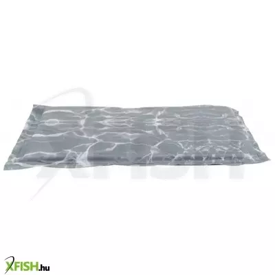Trixie hűtőmatrac puha, vízmintás, M 50 × 40 cm, szürke