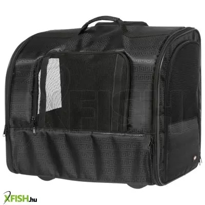 Trixie szállítótáska gurulós,húzható,45x41x31cm fekete