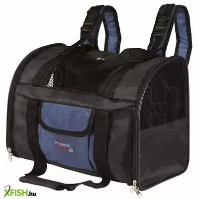 Trixie hátizsák connor 42x29x21cm fekete/kék