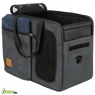 Trixie szállítótáska hátizsák 2 in 1 25x38x50cm szürke/kék