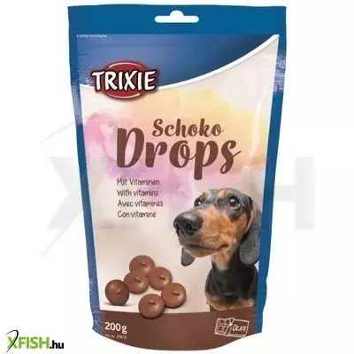 Trixie jutalomfalat csokoládé drops 200gr