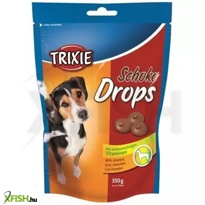 Trixie jutalomfalat csokoládé drops 350gr