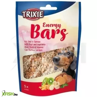 Trixie jutalomfalat energia szelet, gyümölccsel és zöldséggel, 5db/100g