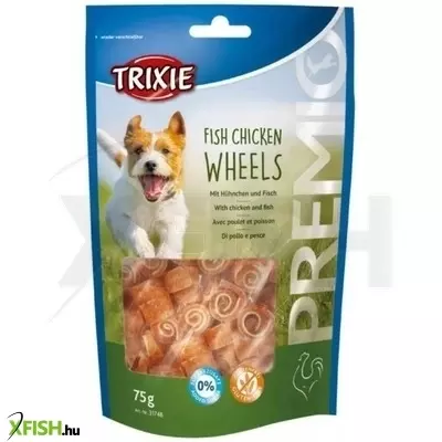 Trixie jutalomfalat premio hal+csirke gyűrűk 75gr