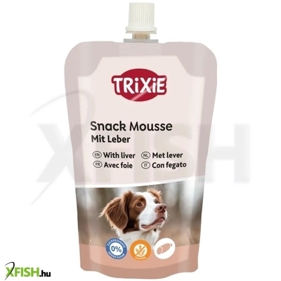 Trixie Jutalomfalat Snack Mousse Májjal 200g
