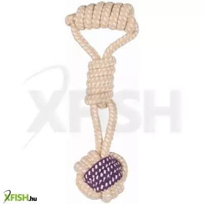 Trixie játék labda kötélből fogóval 6cm/23cm