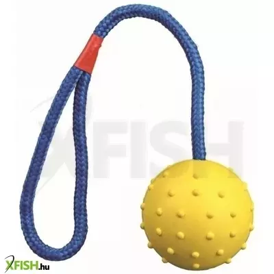 Trixie játék tömör gumi labda kötéllel 6cm