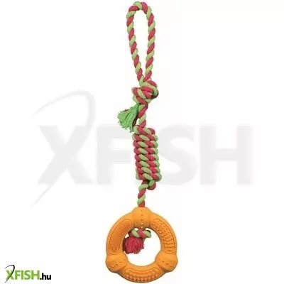 Trixie játék denta fun karika kötélen 12cm/41cm