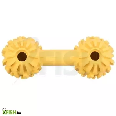 Trixie játék gumisúlyzó csengővel,1) sárga