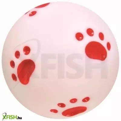 Trixie játék gumi tappancs mintás labda 10cm