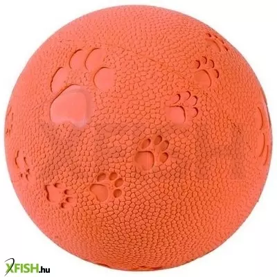 Trixie játék gumi labda tappancs mintás sipoló 6cm