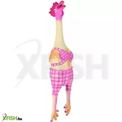 Trixie játék latex csirke eredeti hanggal 48cm