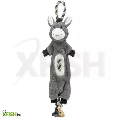Trixie játék szamár, plüss/kötél, 66cm