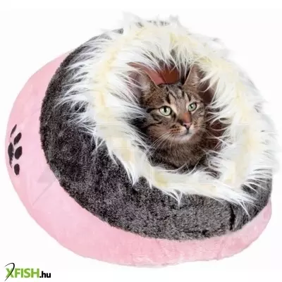 trixie bújó minou 35×26×41cm pink/szürke