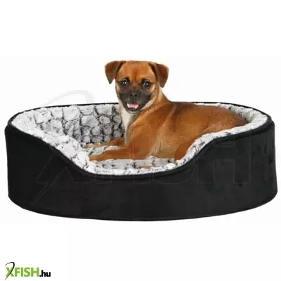 Trixie ágy vital lino 110*92cm fekete/szürke