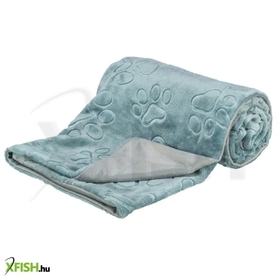 Trixie Barry Puha Plüss Takaró Kutyák Részére Kék Szürke 150x100cm
