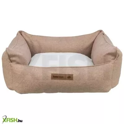 Trixie ágy farello szögletes/peremes, 80x60cm, barna/fehér