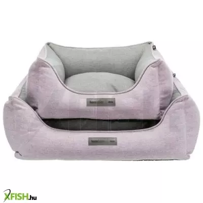 Trixie fekhely lona peremmel szögletes 60x50cm rózsaszín/szürke