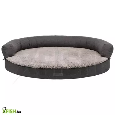 Trixie kanapé bendson, ovális, 100x80cm, sötétszürke/világosszürke