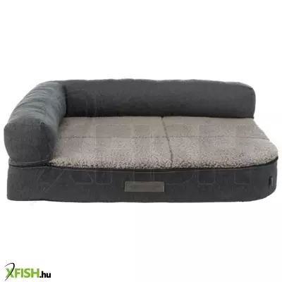 Trixie kanapé bendson szögletes, 80 × 60 cm, sötétszürke/világosszürke