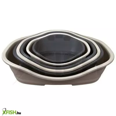 Trixie kosár műanyag 1-es, méret 56x41cm, belső méret 45x32cm, szürke