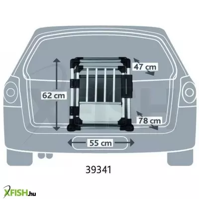 Trixie ketrec aluminium M 55x62x78cm