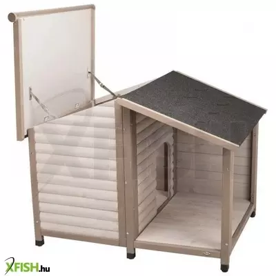 Trixie kutyaház lodge nyeregtetővel M-L 130x100x105cm szürke