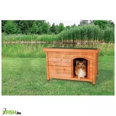 Trixie kutyaház lapostetős S-M 85x58x60cm barna