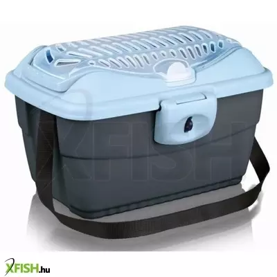 Trixie szállító box mini-capri 40x22x30cm kék/szürke