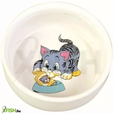 Trixie tál kerámia macskának 03l/11cm fehér