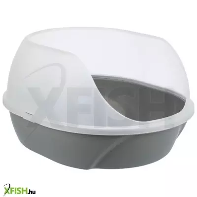 trixie macska wc simao extra magas kerettel 48x30x58cm,szürke