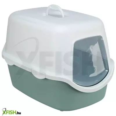 Trixie macska WC vico, fedeles , 40 × 40 × 56 cm, zálya zöld/fehér