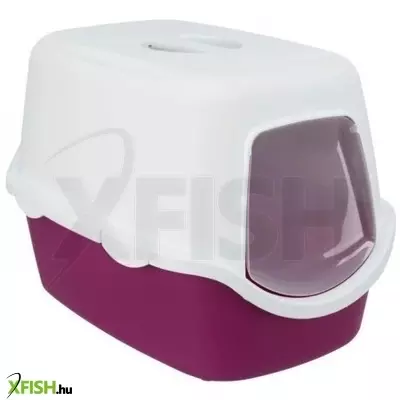 Trixie macska WC vico, 40 × 40 × 56 cm, bordó/fehér