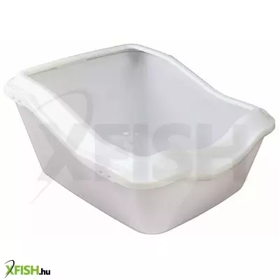 Trixie macska wc, alomtálca cleany cat, peremmel, 45x29x54 cm, fehér